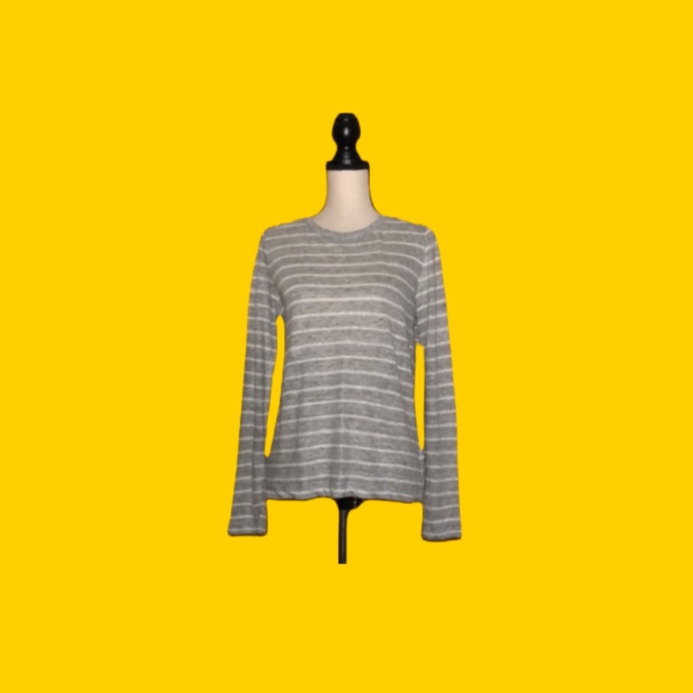 Banana Republic Linen Striped Tee Shirt